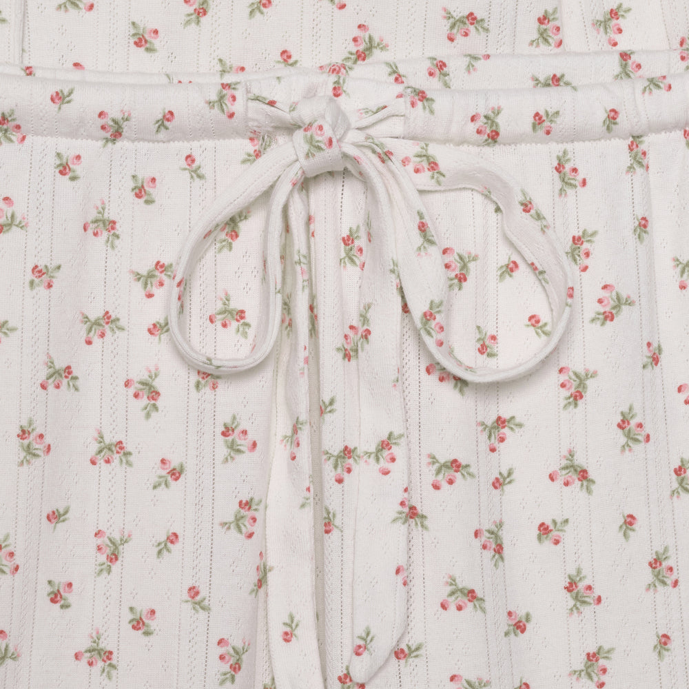 Cotton Pointelle Pyjama Trouser Set - Rose - The NAP Co. - image 2
