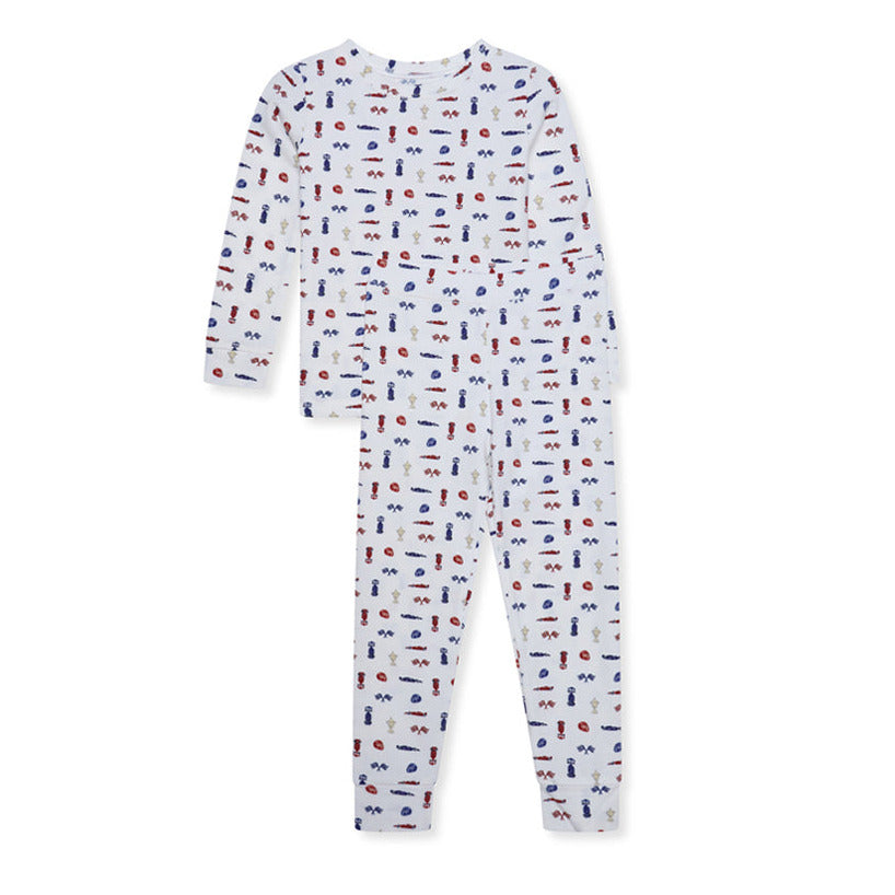 Children's Cotton Legging Sleep Set- Race Car