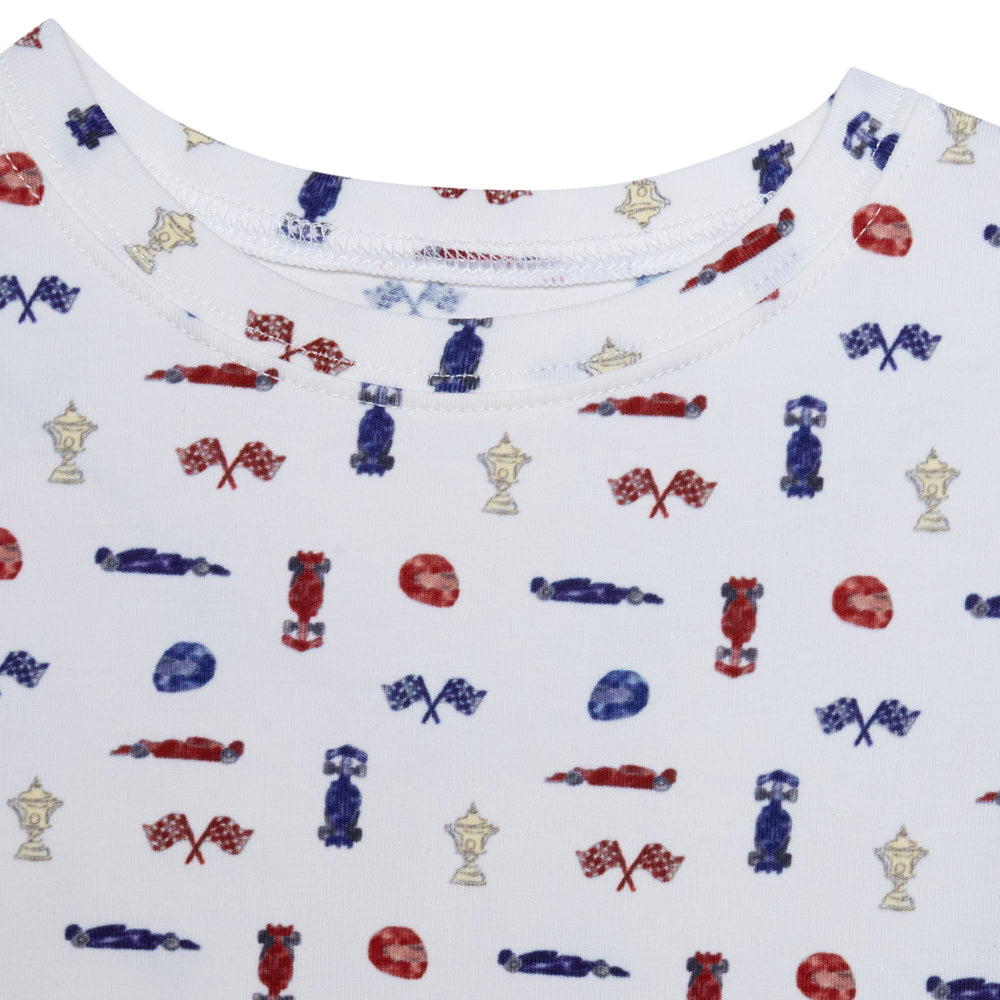 Children's Cotton Legging Sleep Set- Race Car