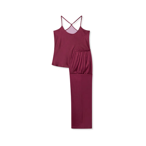 Cami Trouser Set- Plum