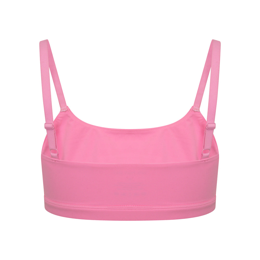 Ultimate Soft Sleep Crop- Barbie Pink