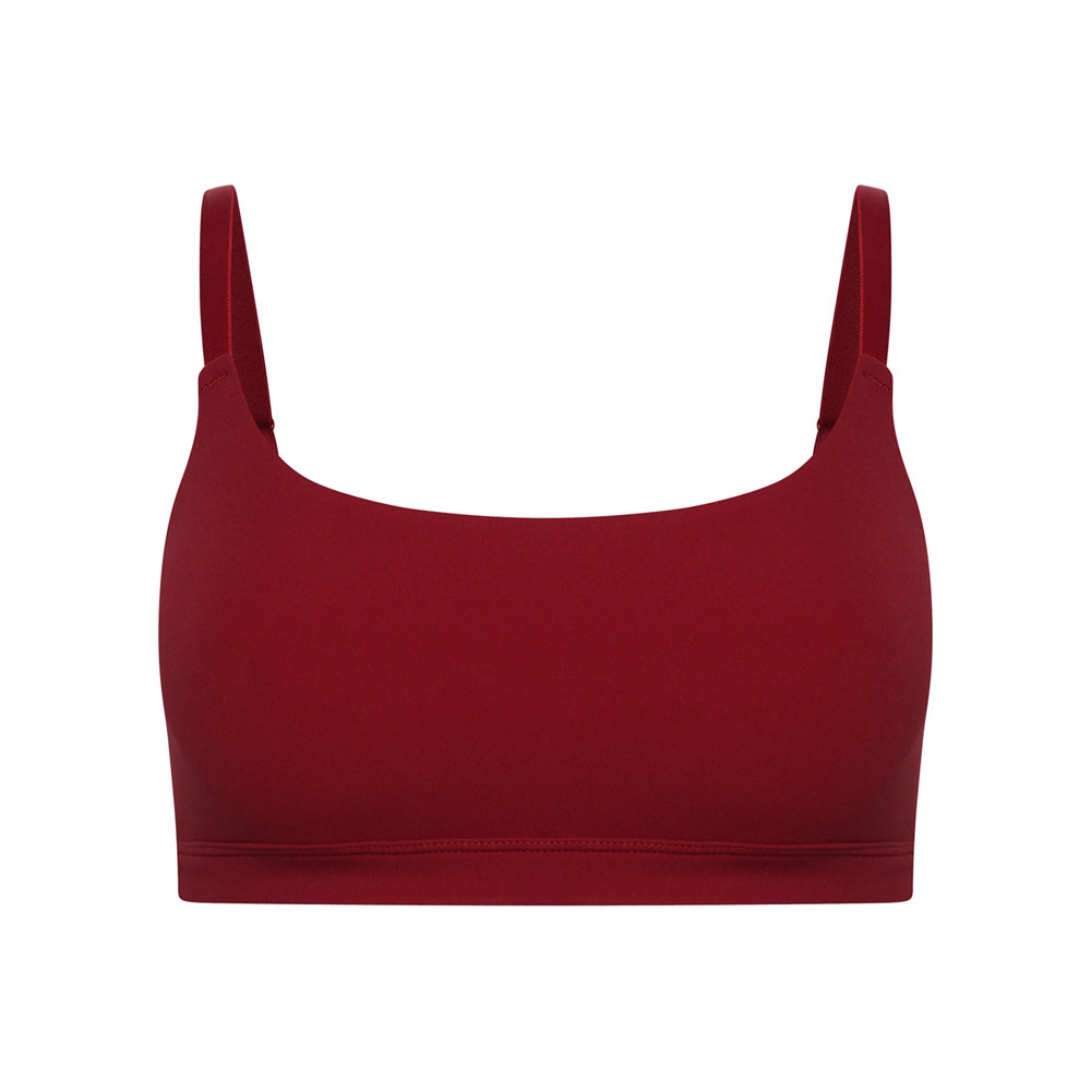 Ultimate Soft Sleep Crop- Cherry